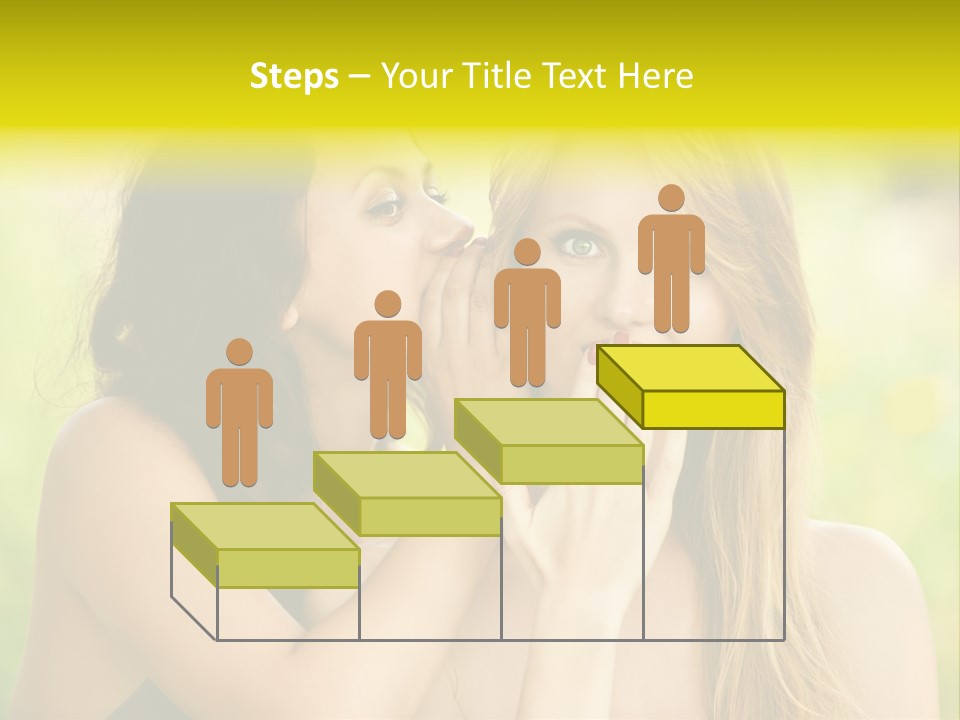 Closeup Hair Pretty PowerPoint Template