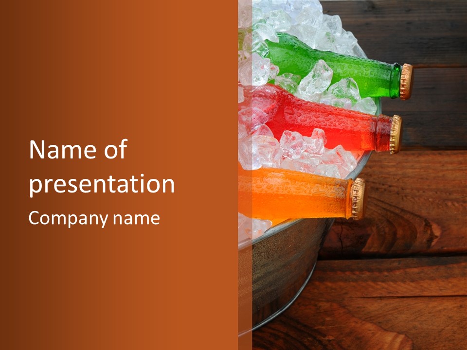 Carbonated Cold Drops PowerPoint Template