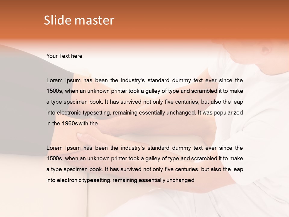 Healthy Caucasian Orthopedist PowerPoint Template