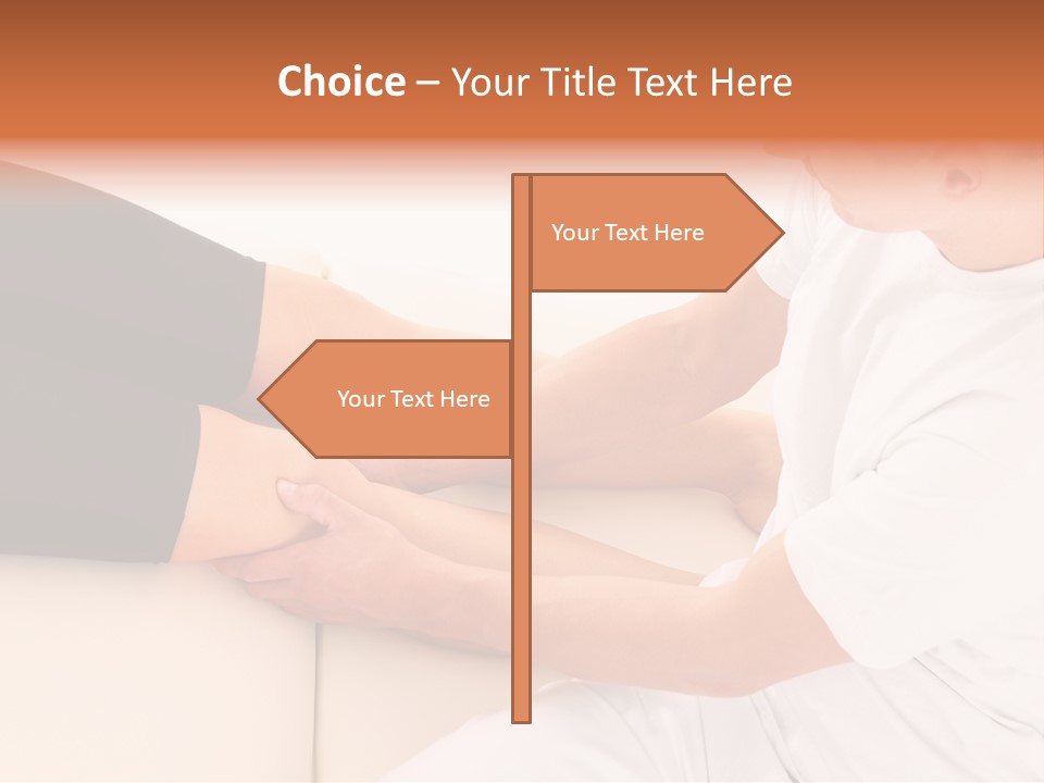 Healthy Caucasian Orthopedist PowerPoint Template