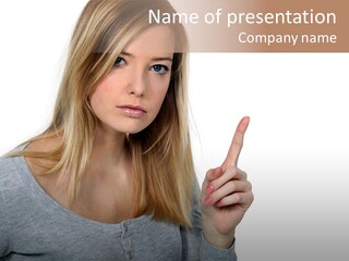 Blame White Face PowerPoint Template