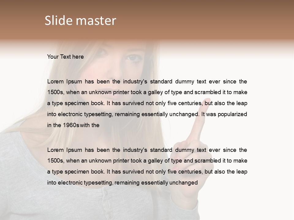 Blame White Face PowerPoint Template