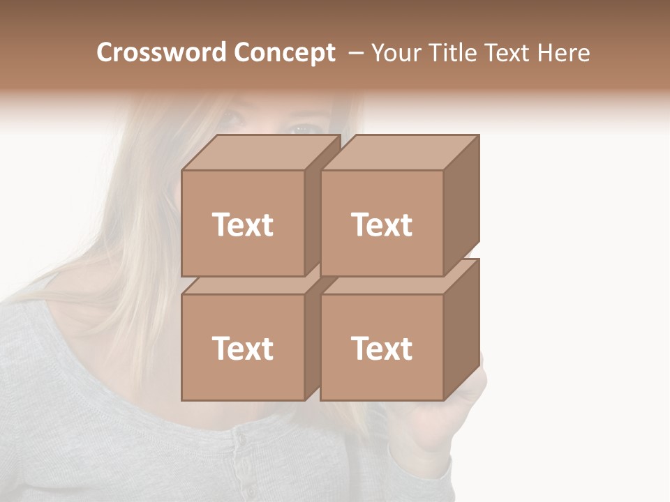 Blame White Face PowerPoint Template
