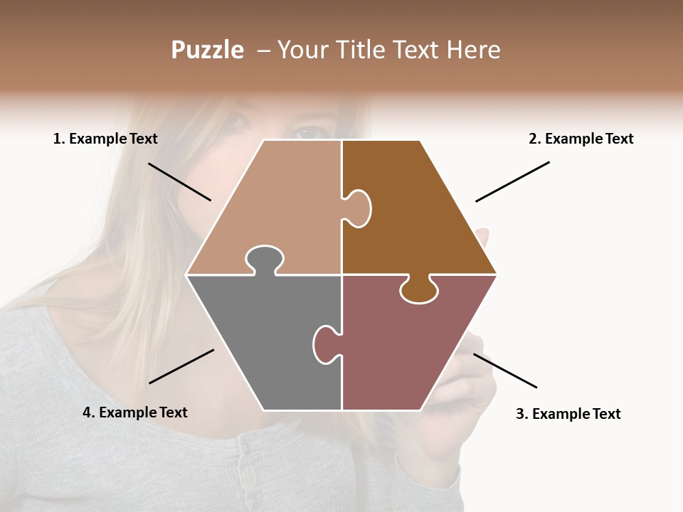 Blame White Face PowerPoint Template