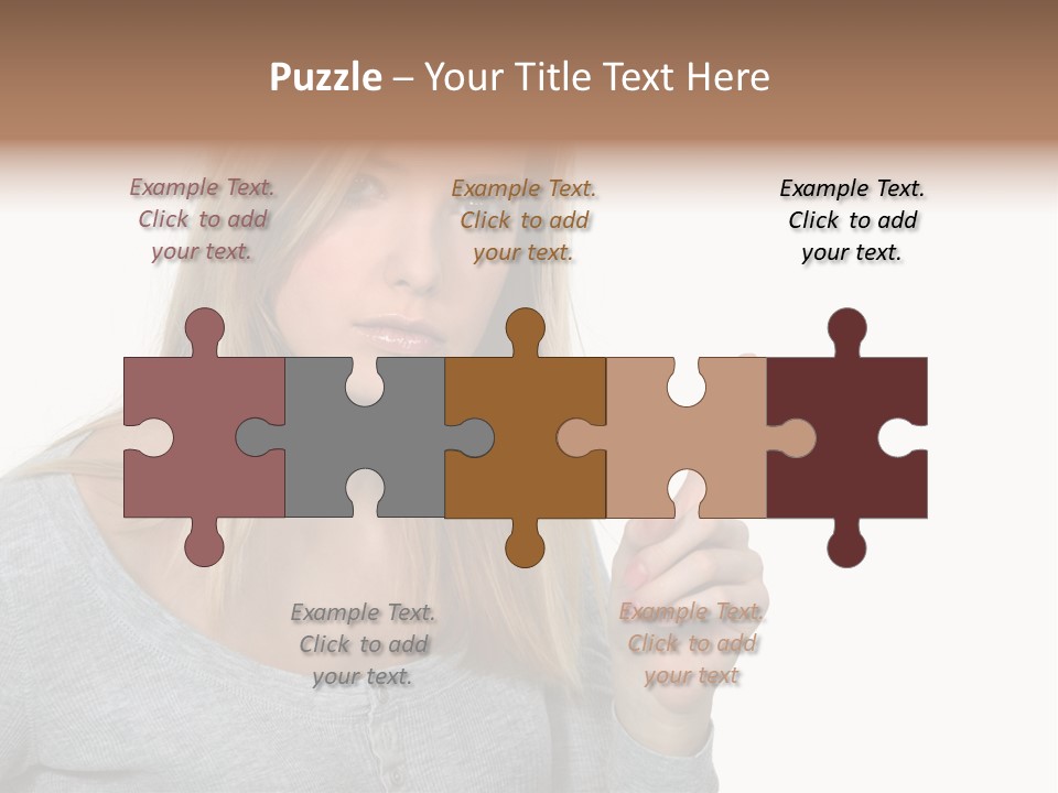 Blame White Face PowerPoint Template
