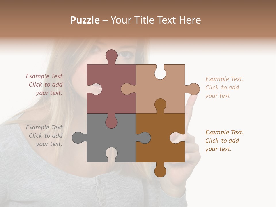 Blame White Face PowerPoint Template