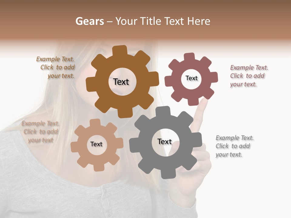 Blame White Face PowerPoint Template