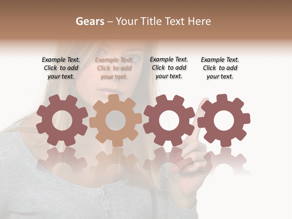 Blame White Face PowerPoint Template