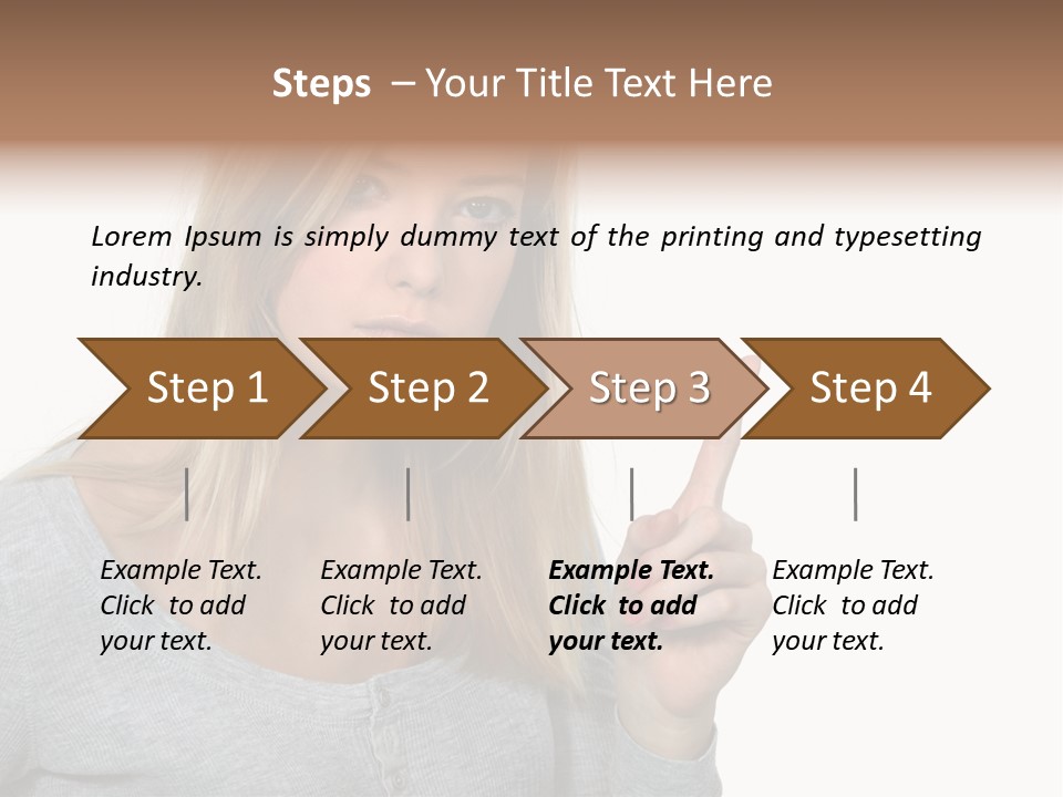 Blame White Face PowerPoint Template