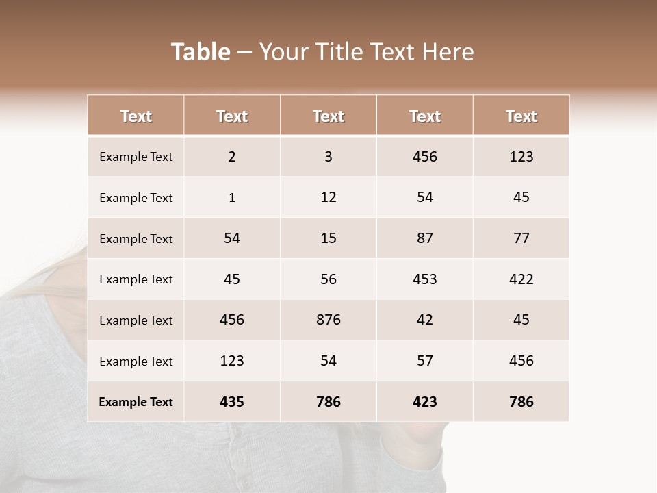 Blame White Face PowerPoint Template