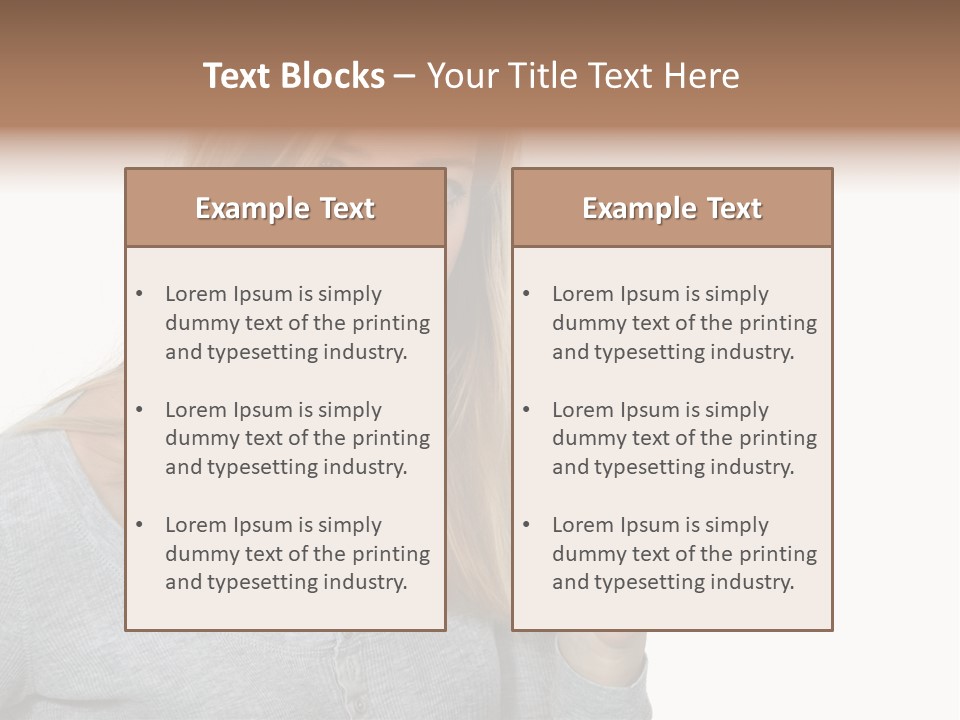 Blame White Face PowerPoint Template