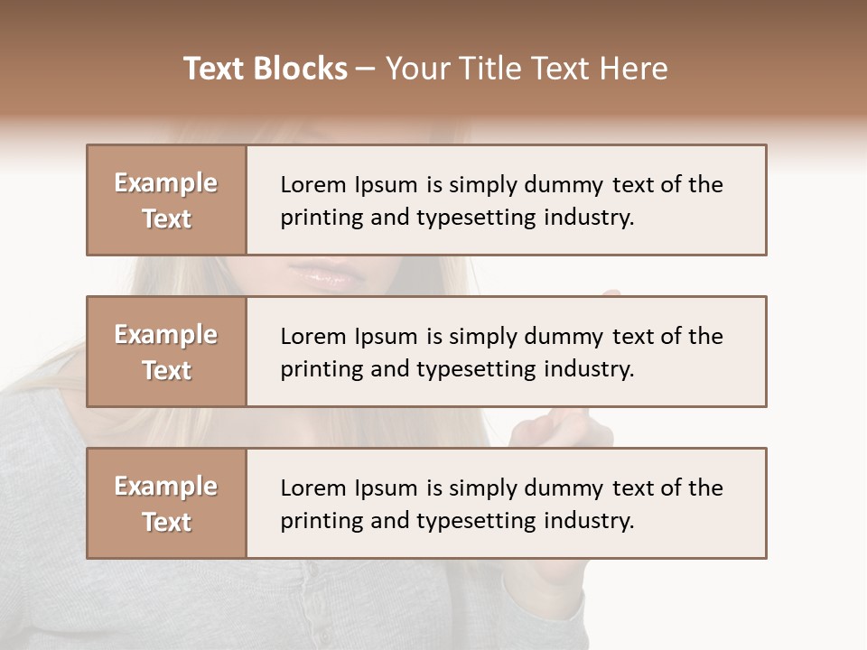 Blame White Face PowerPoint Template