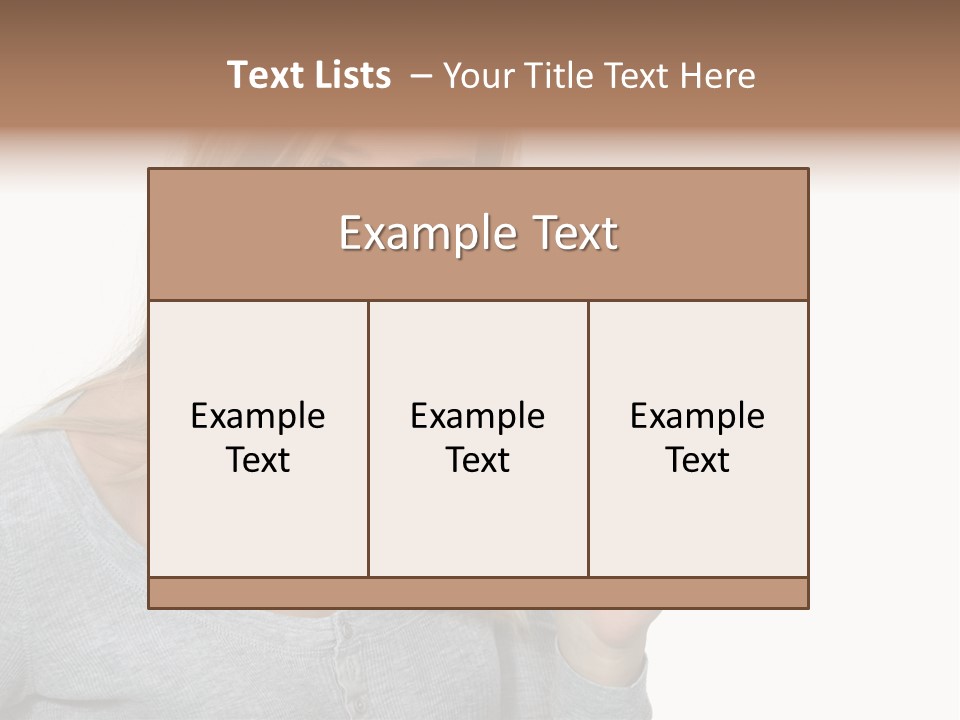 Blame White Face PowerPoint Template