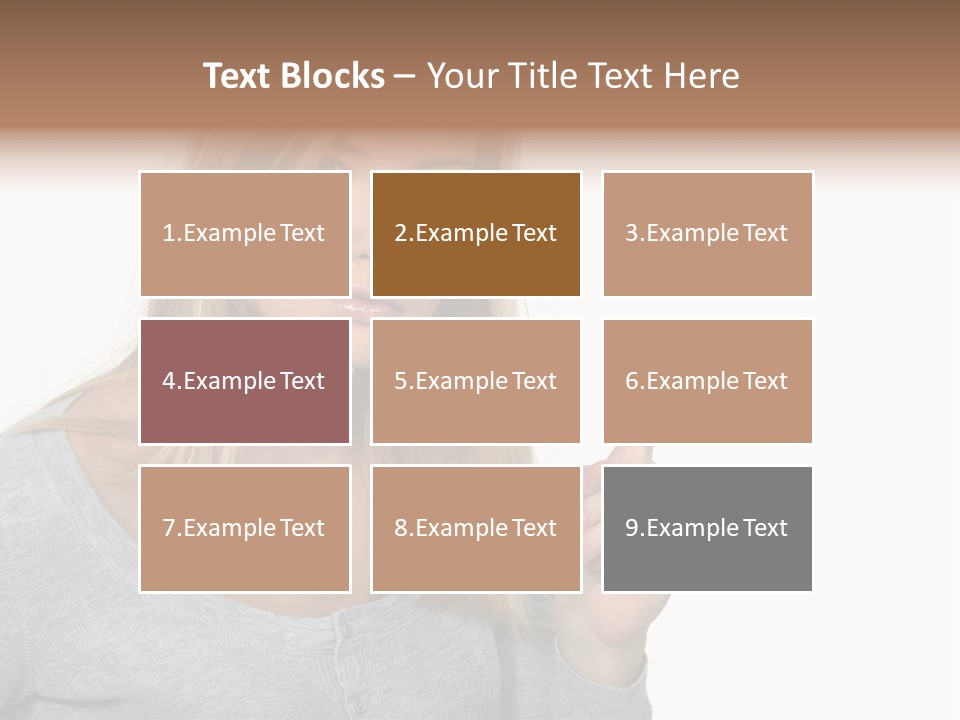 Blame White Face PowerPoint Template