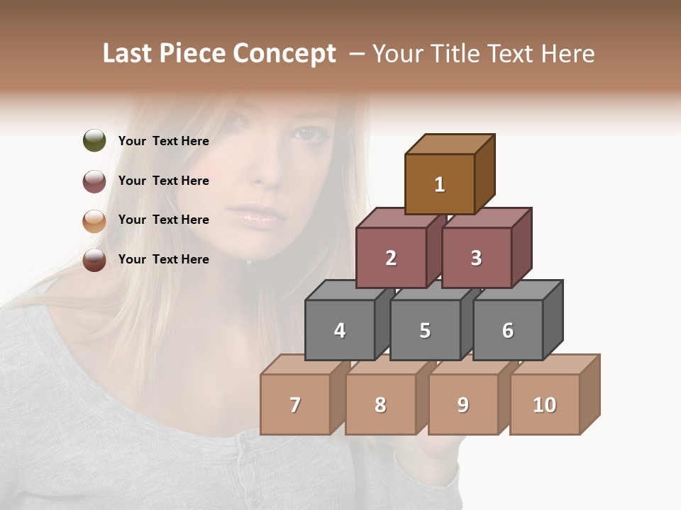 Blame White Face PowerPoint Template