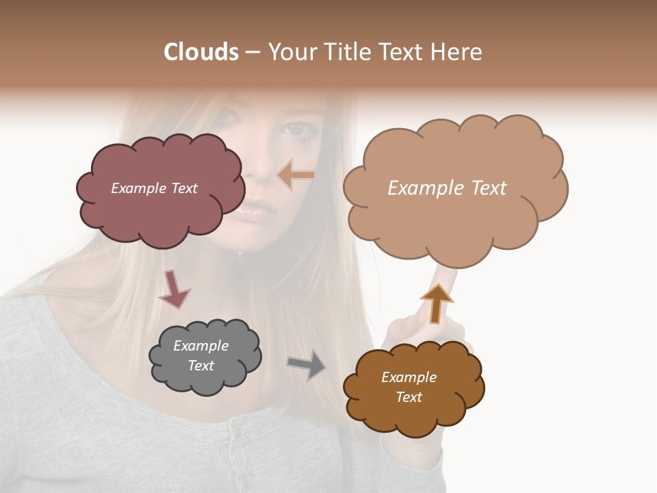 Blame White Face PowerPoint Template