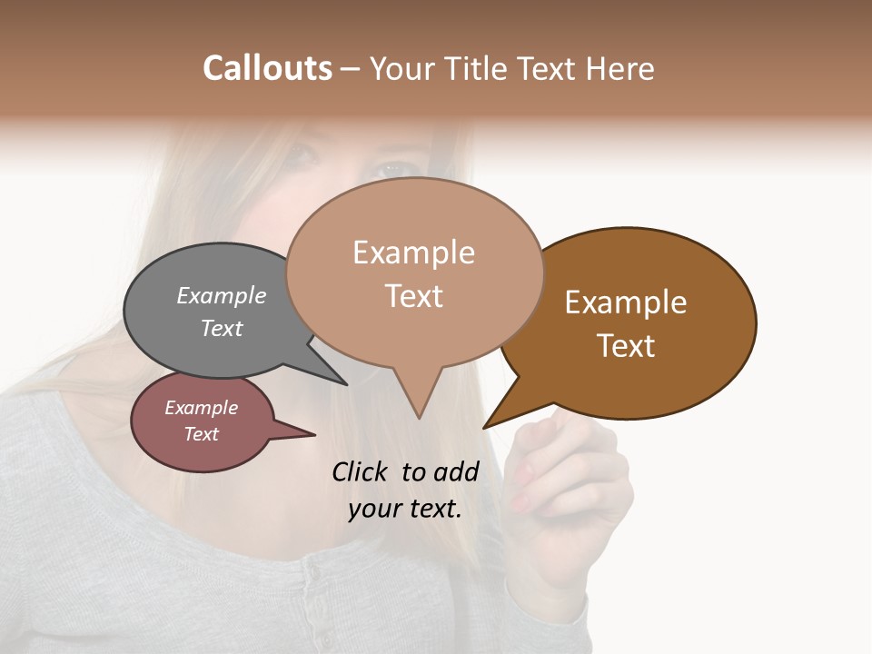 Blame White Face PowerPoint Template