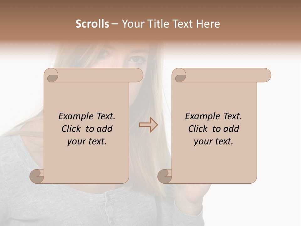 Blame White Face PowerPoint Template