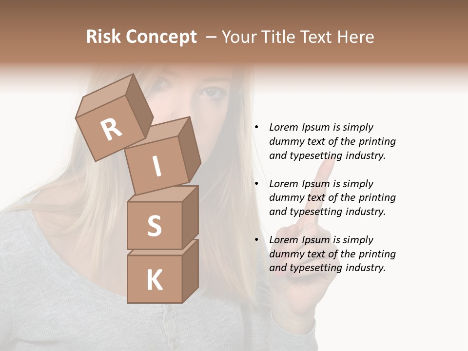 Blame White Face PowerPoint Template