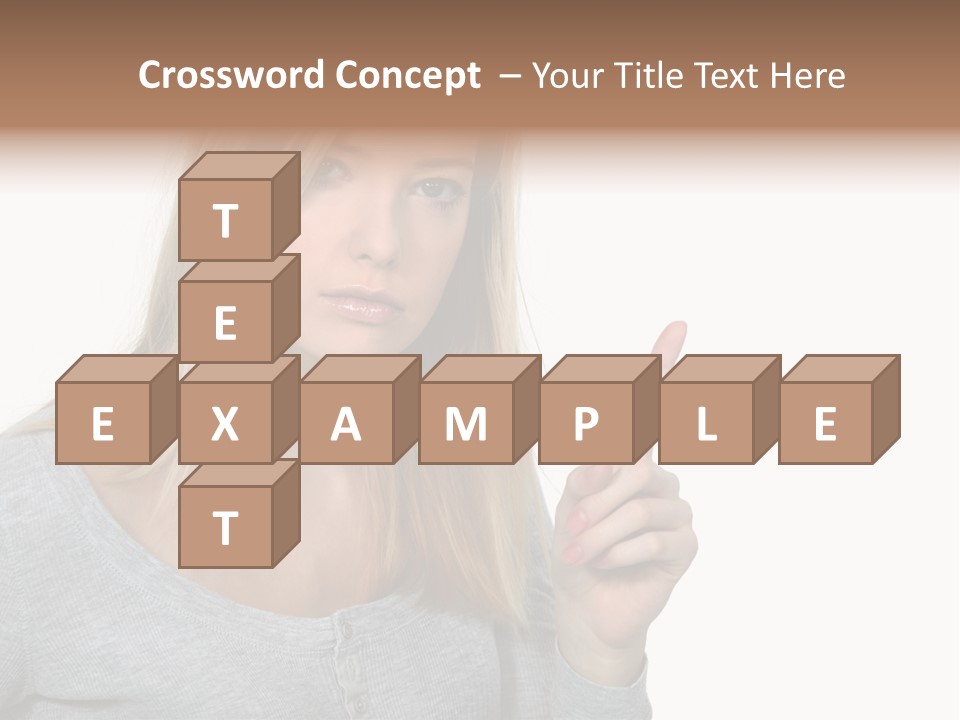 Blame White Face PowerPoint Template