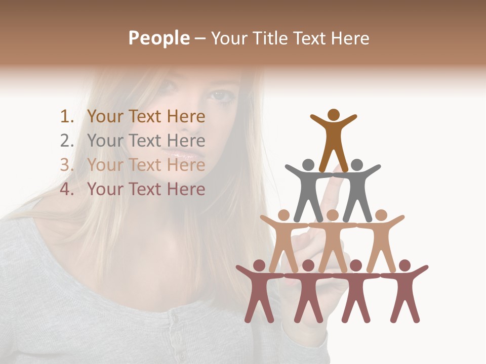 Blame White Face PowerPoint Template