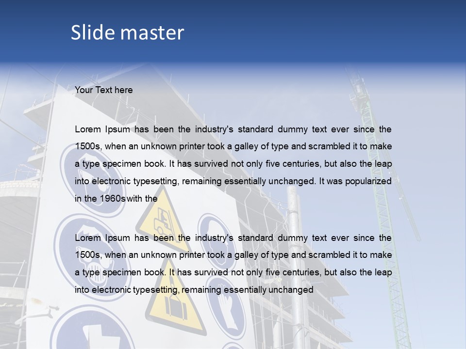 Built Occupation Industry PowerPoint Template