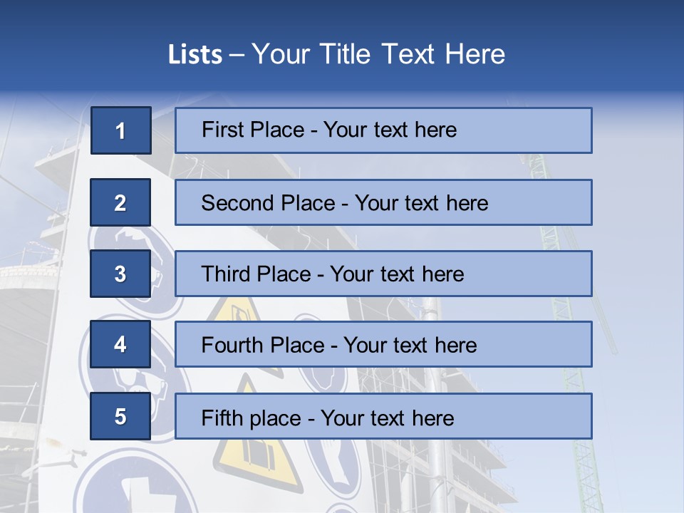 Built Occupation Industry PowerPoint Template