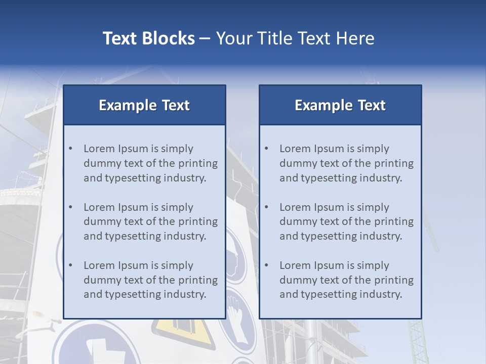 Built Occupation Industry PowerPoint Template