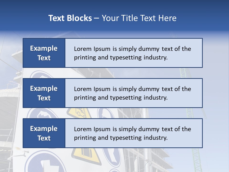 Built Occupation Industry PowerPoint Template