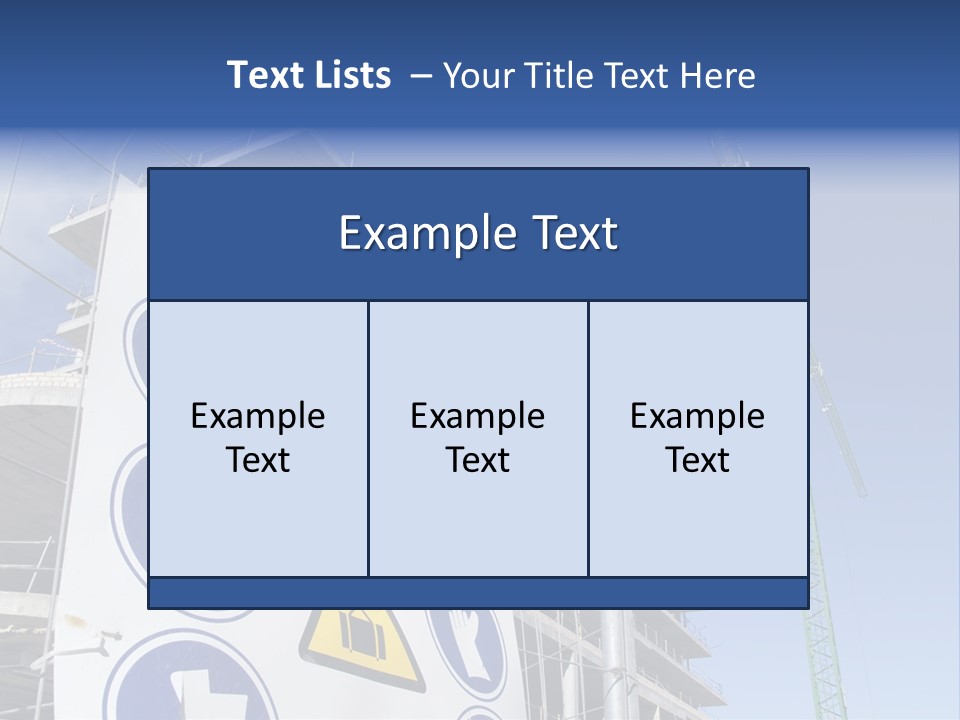 Built Occupation Industry PowerPoint Template