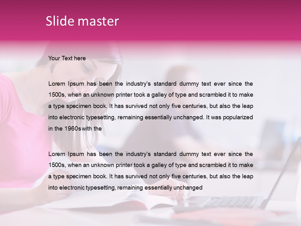 Teen College Youth PowerPoint Template