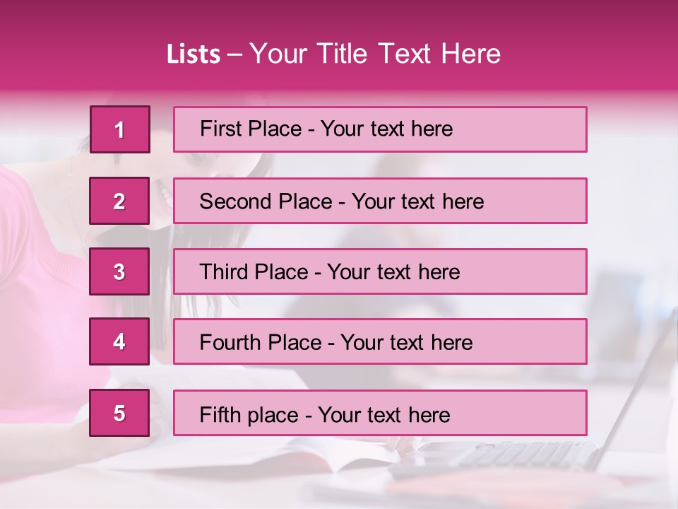 Teen College Youth PowerPoint Template