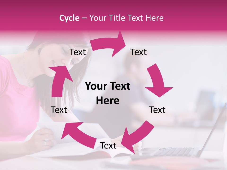 Teen College Youth PowerPoint Template