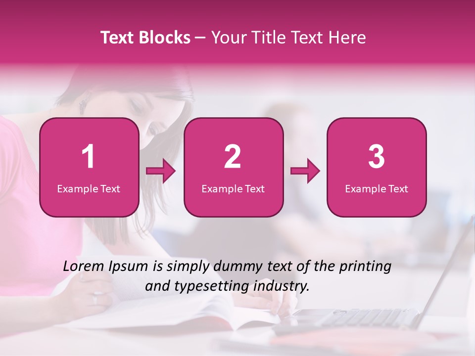 Teen College Youth PowerPoint Template