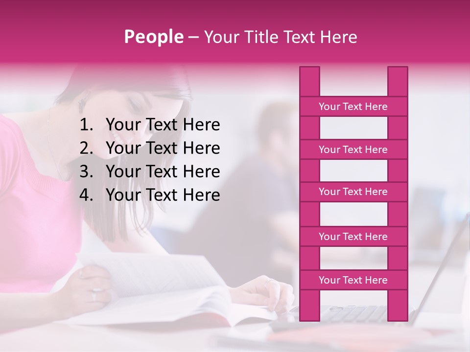 Teen College Youth PowerPoint Template