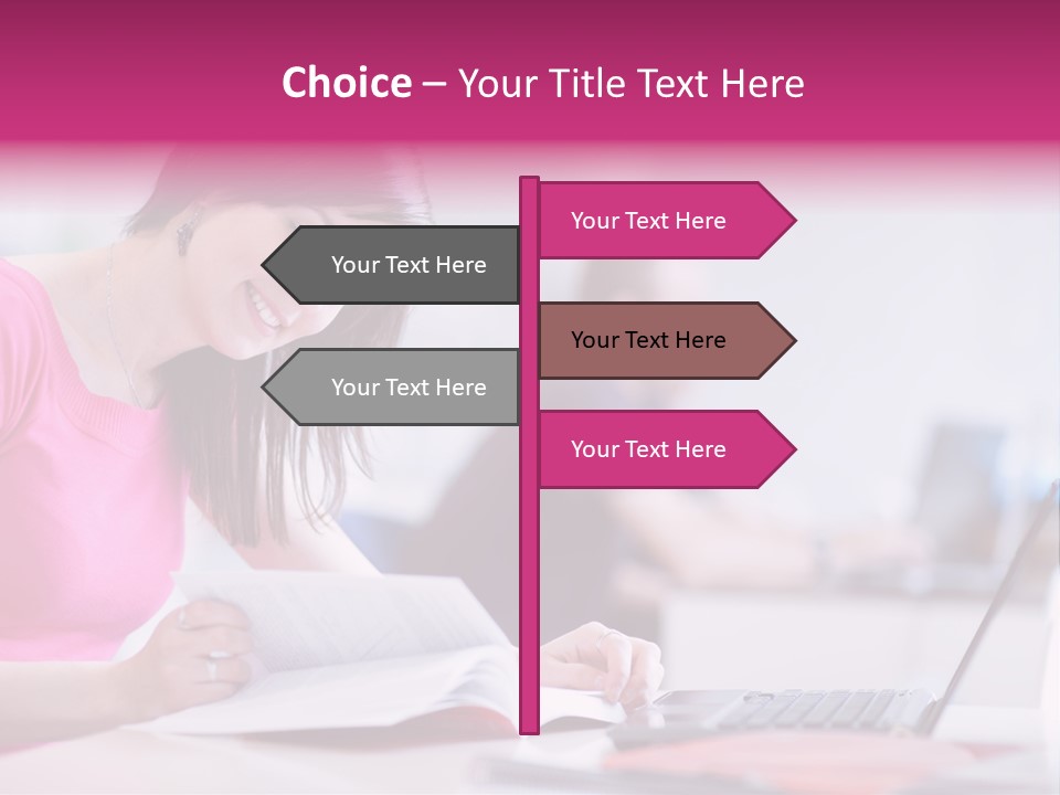 Teen College Youth PowerPoint Template