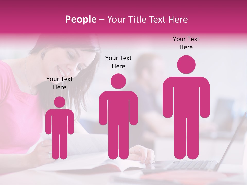 Teen College Youth PowerPoint Template