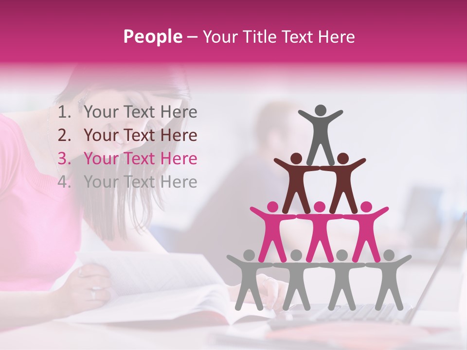 Teen College Youth PowerPoint Template
