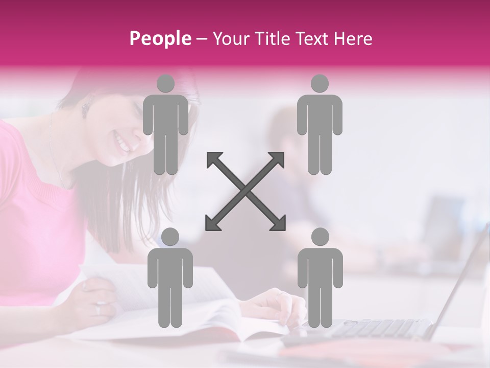 Teen College Youth PowerPoint Template