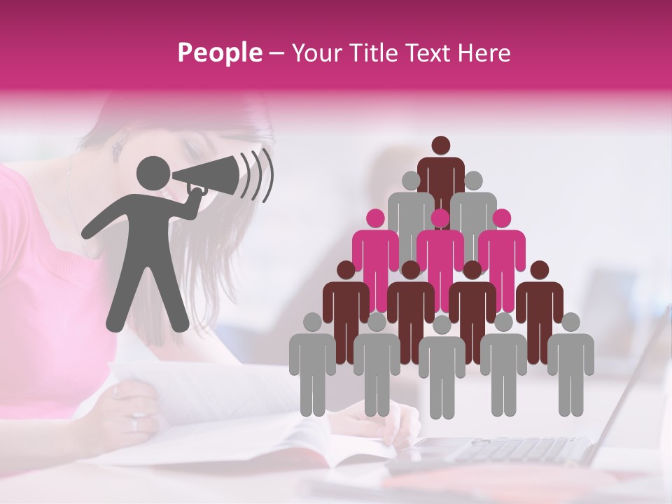 Teen College Youth PowerPoint Template