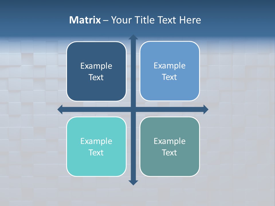 Cube Lines Graphic PowerPoint Template