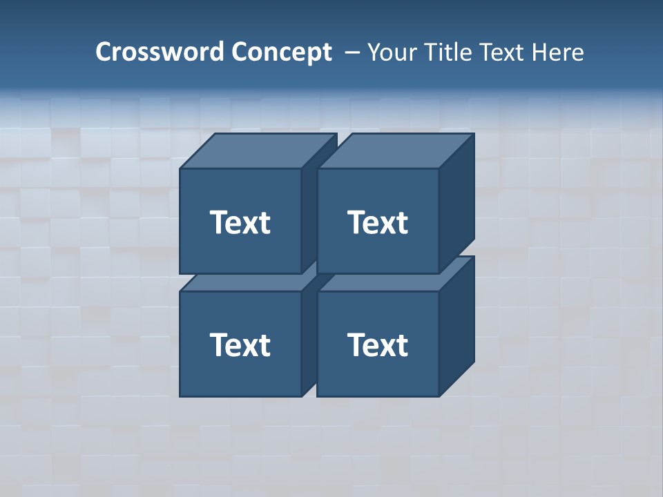 Cube Lines Graphic PowerPoint Template