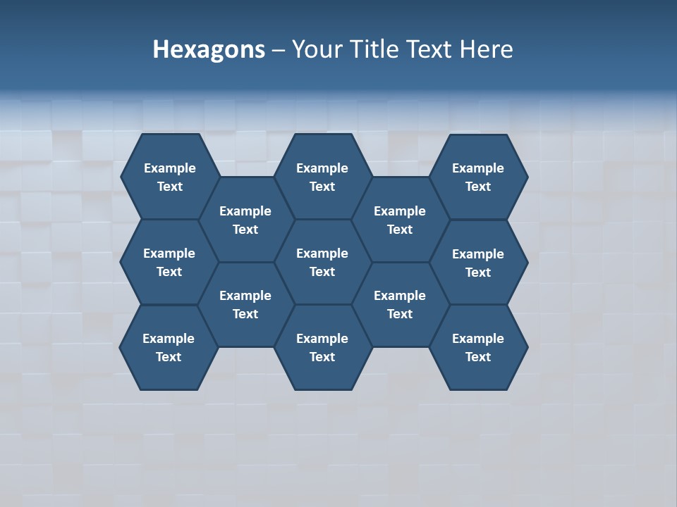 Cube Lines Graphic PowerPoint Template