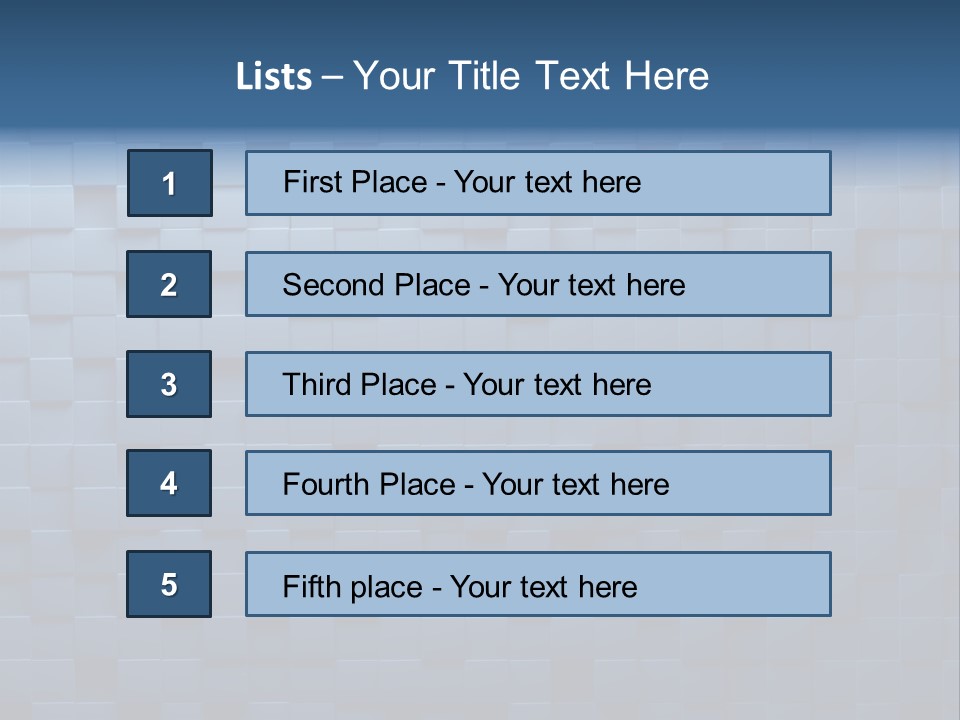 Cube Lines Graphic PowerPoint Template