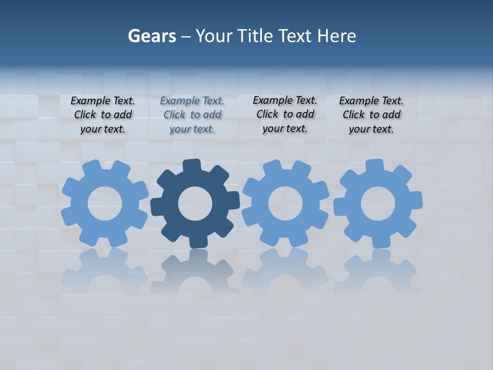 Cube Lines Graphic PowerPoint Template