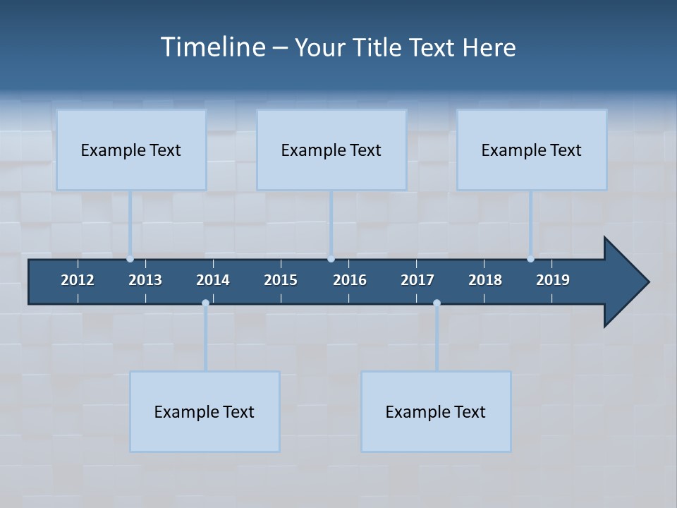 Cube Lines Graphic PowerPoint Template