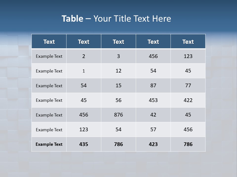 Cube Lines Graphic PowerPoint Template