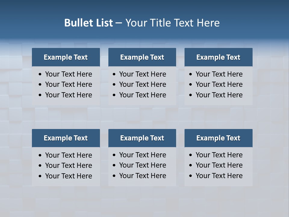 Cube Lines Graphic PowerPoint Template