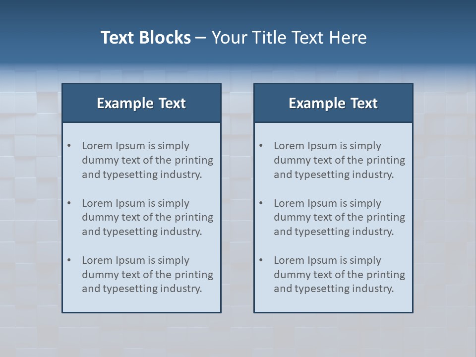 Cube Lines Graphic PowerPoint Template
