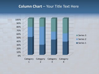 Cube Lines Graphic PowerPoint Template